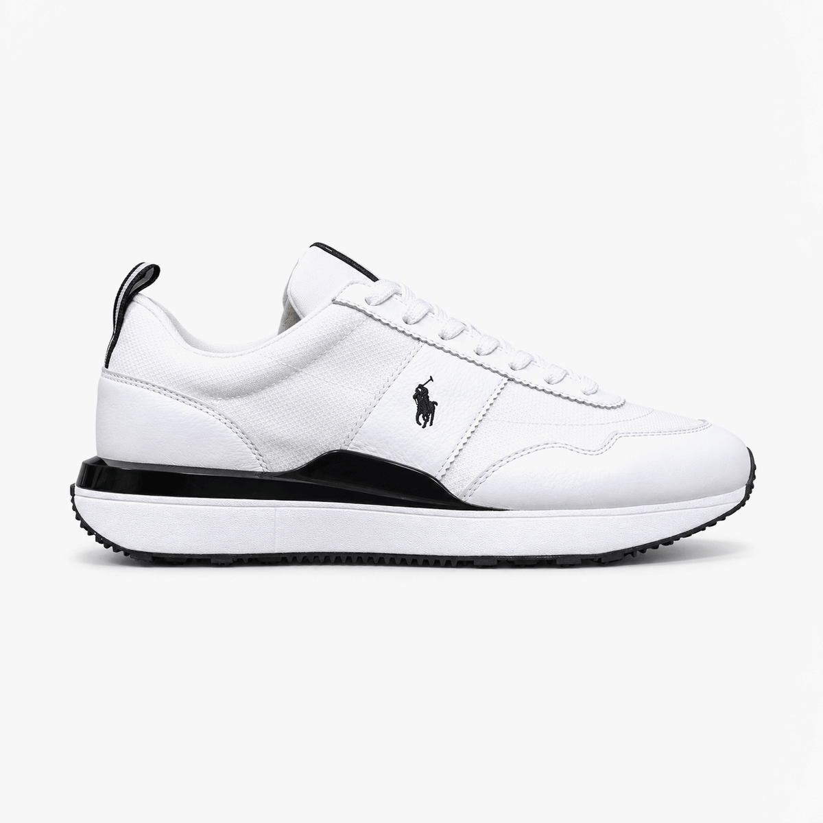 Polo Ralph Lauren TRAIN 89 RIB Mens Casual Trainers White/Black