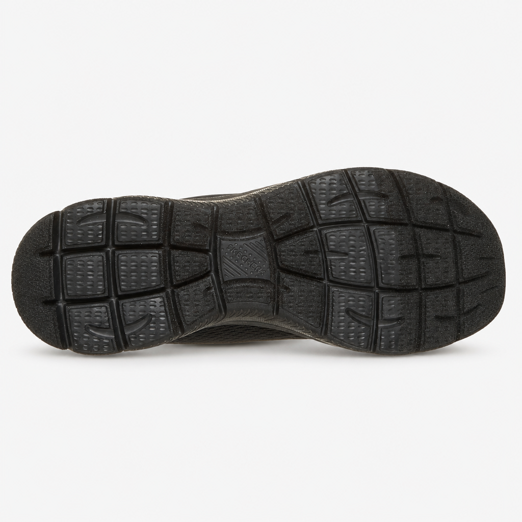 Skechers SUMMITS - FRESH VISION Womens Casual Trainers Black/Black
