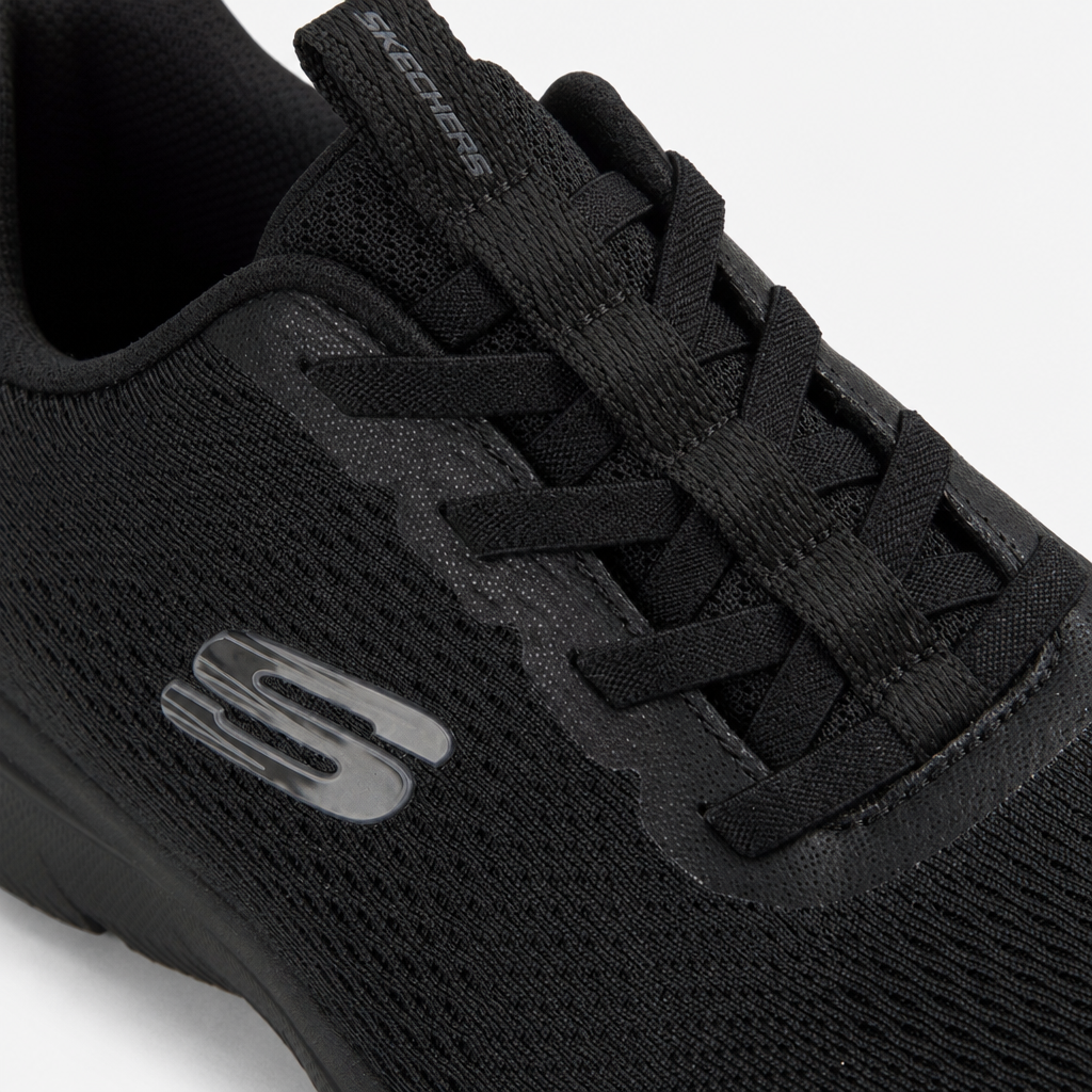 Skechers SUMMITS - FRESH VISION Womens Casual Trainers Black/Black