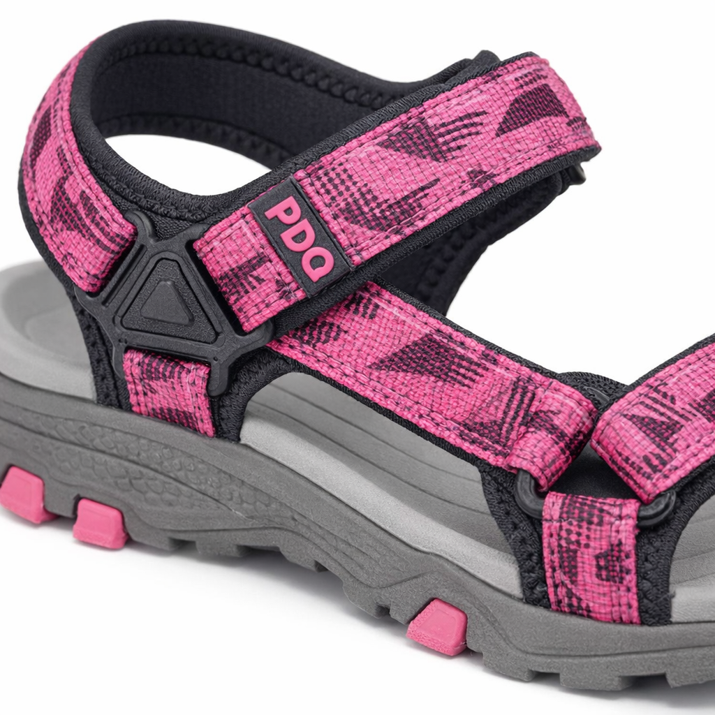 PDQ TESSA Womens Hiking & Trail Sandals Fuchsia/Black