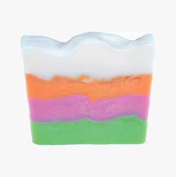 Bomb Cosmetics Peach & Golden Raspberry Martini Soap Slice