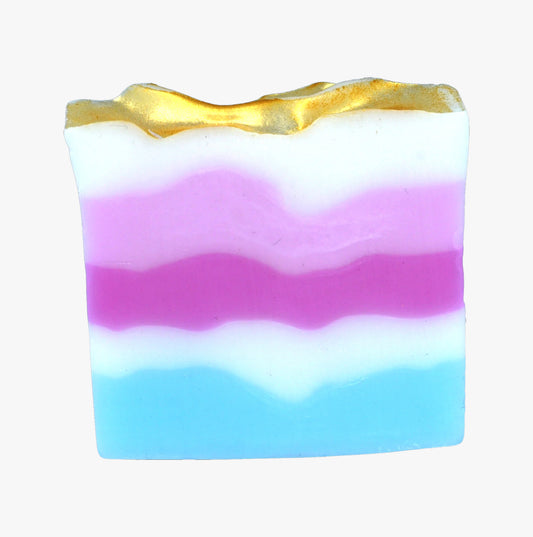 Bomb Cosmetics Rainbow Mountain Soap Slice