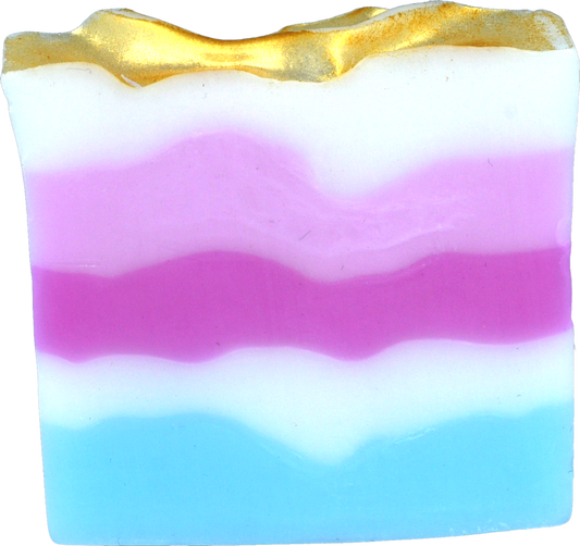 Bomb Cosmetics Rainbow Mountain Soap Slice