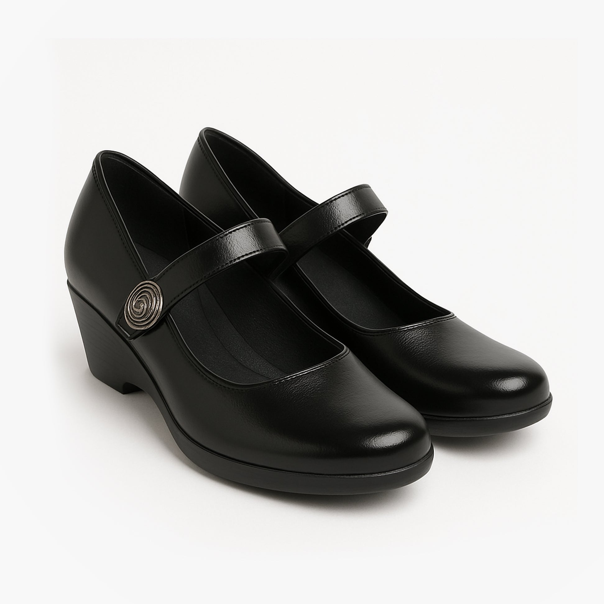 Boulevard L027A Ladies Shoes Black