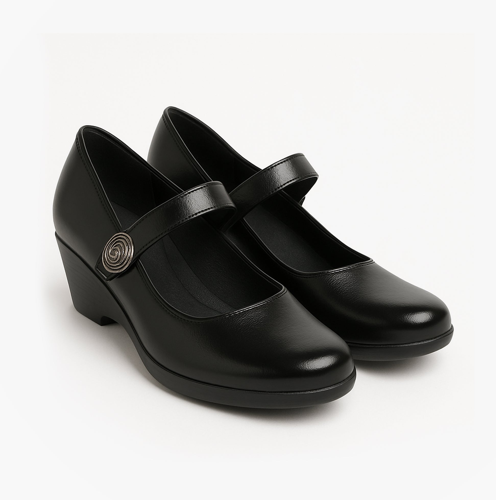 Boulevard L027A Ladies Shoes Black