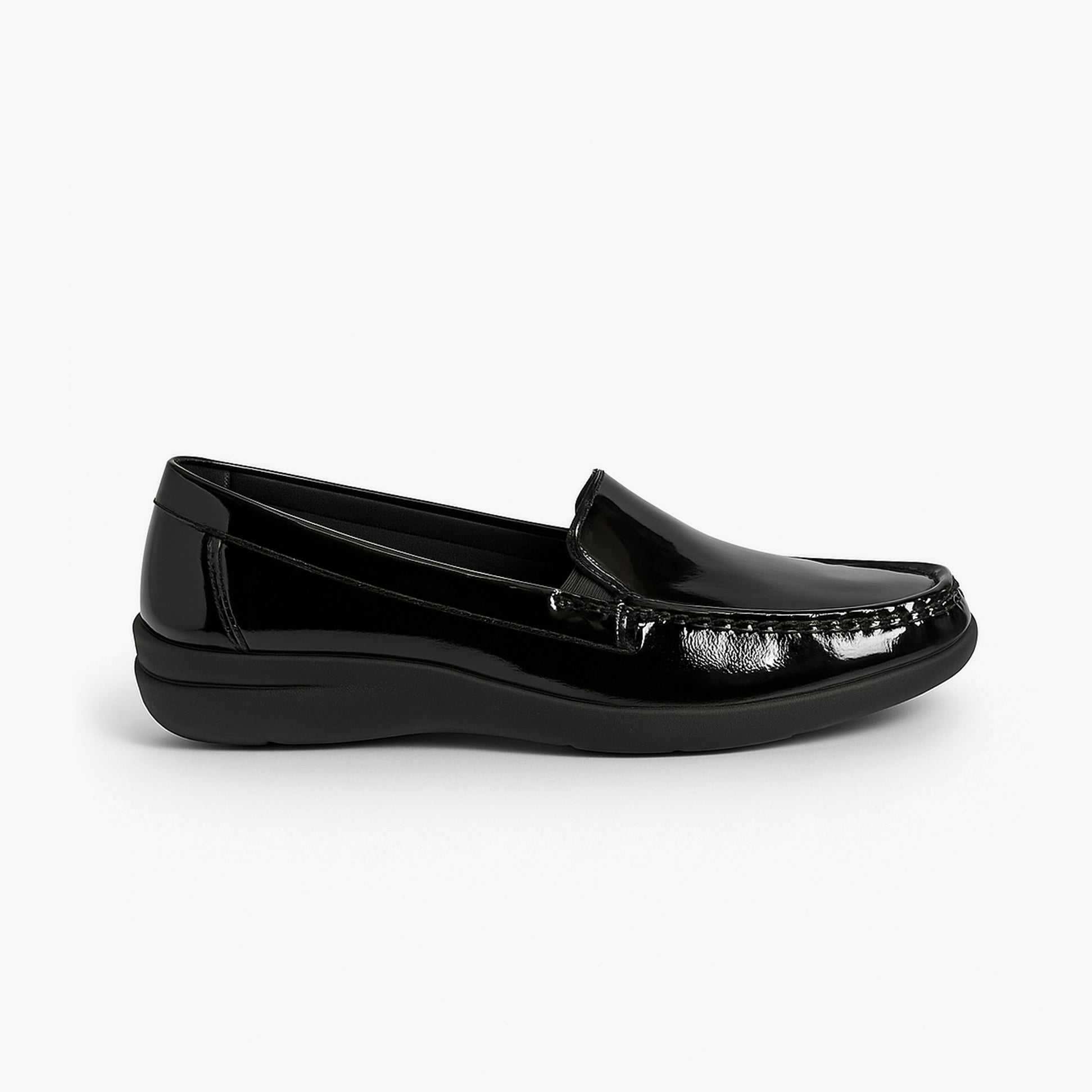 Boulevard Boulevard L381AP Ladies Shoes Black Patent