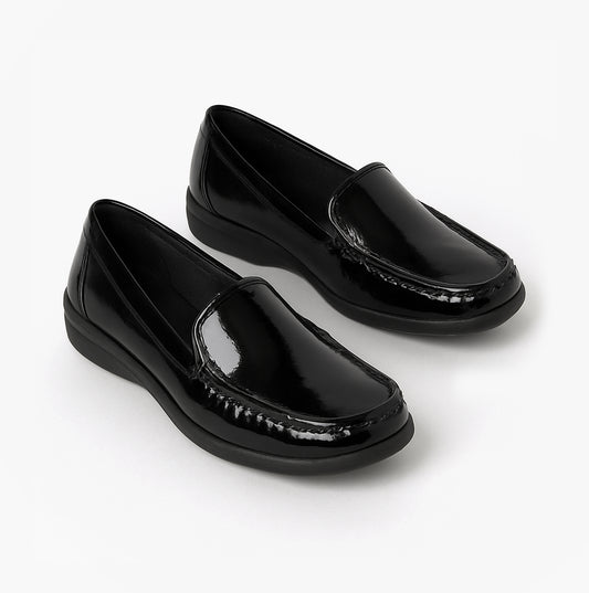 Boulevard Boulevard L381AP Ladies Shoes Black Patent
