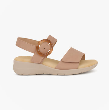 Boulevard Boulevard L396BE Ladies Sandals Natural