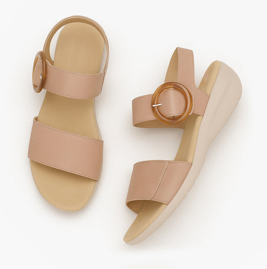 Boulevard Boulevard L396BE Ladies Sandals Natural