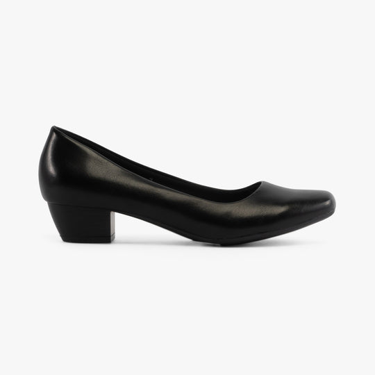Boulevard LORETTA Womens Faux Leather Court Shoes Black