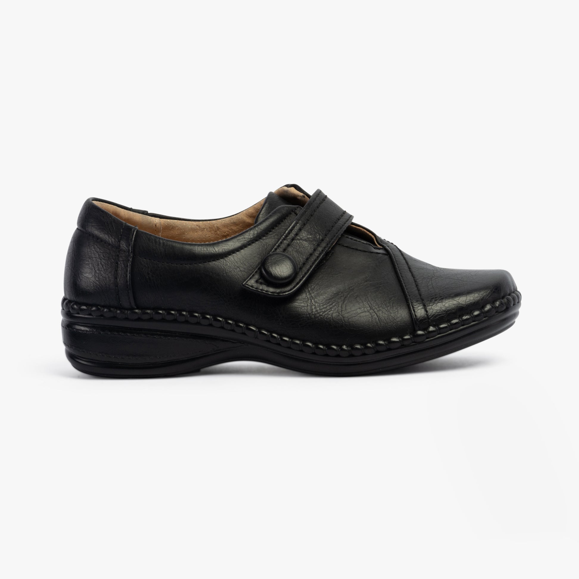 Boulevard ETHEL Womens Extra Wide (3E) Fit Shoes Black