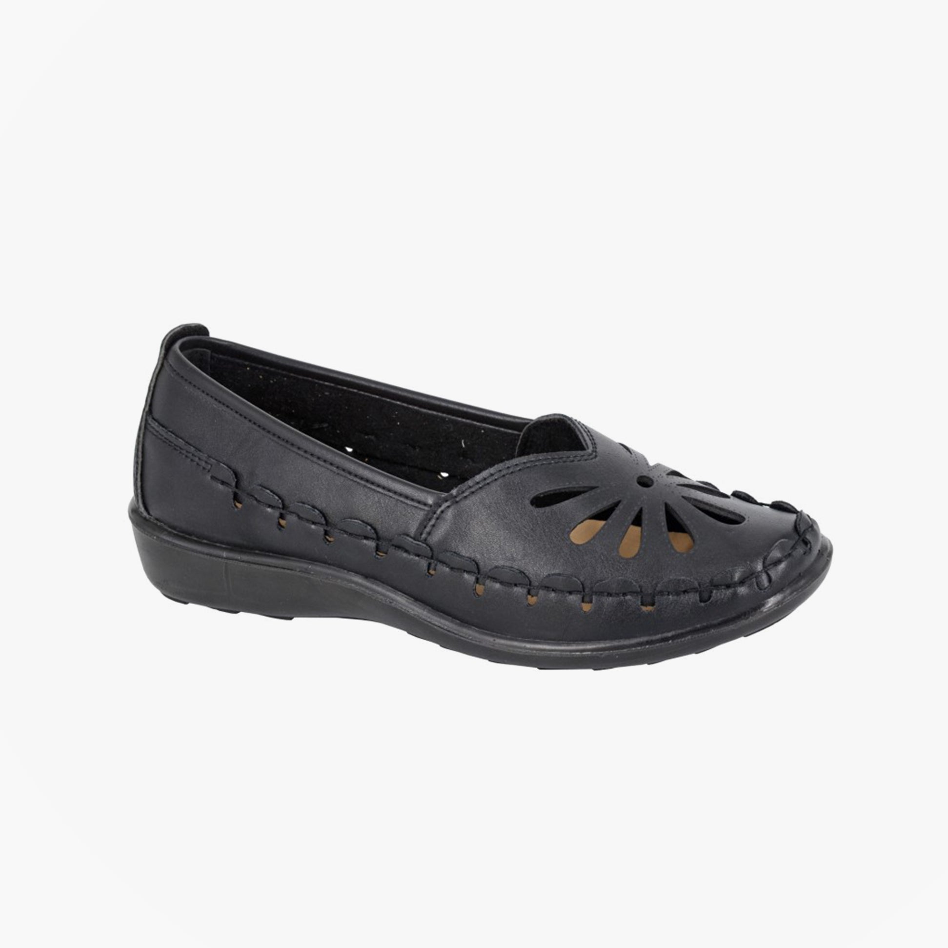 Boulevard L516A Ladies Shoes Black