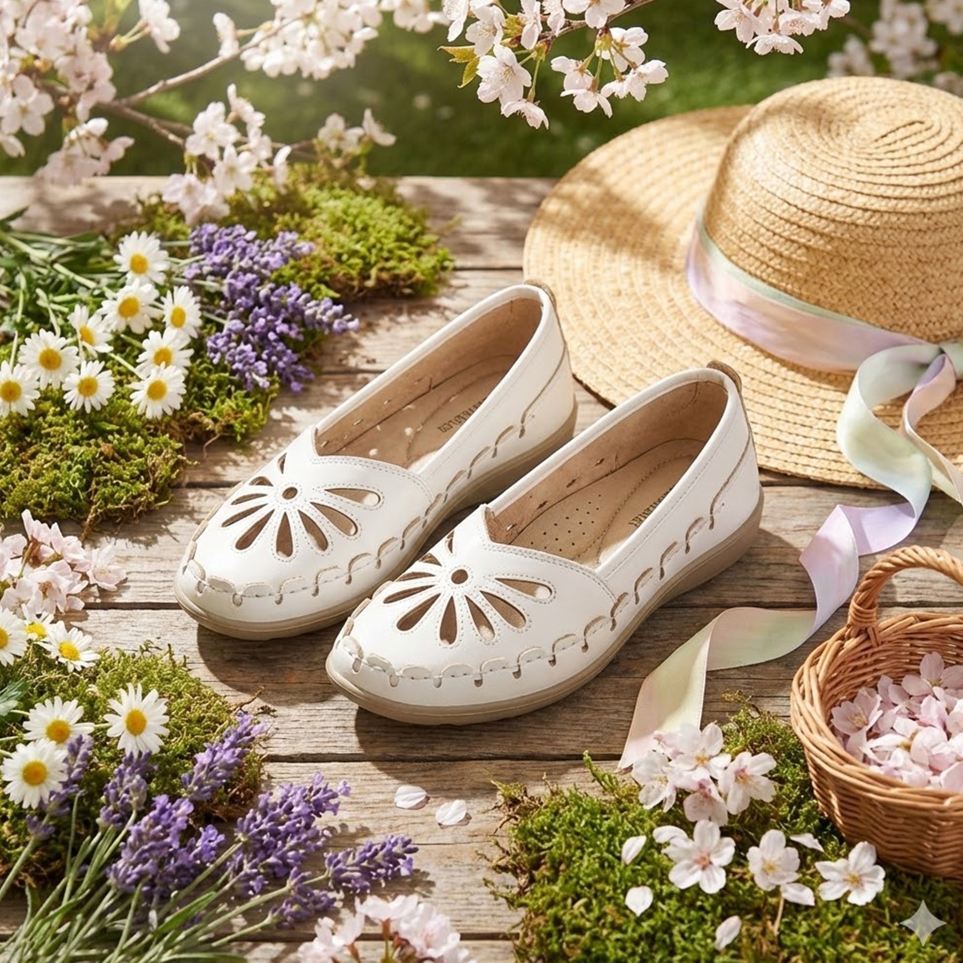 Boulevard L516G Ladies Shoes White