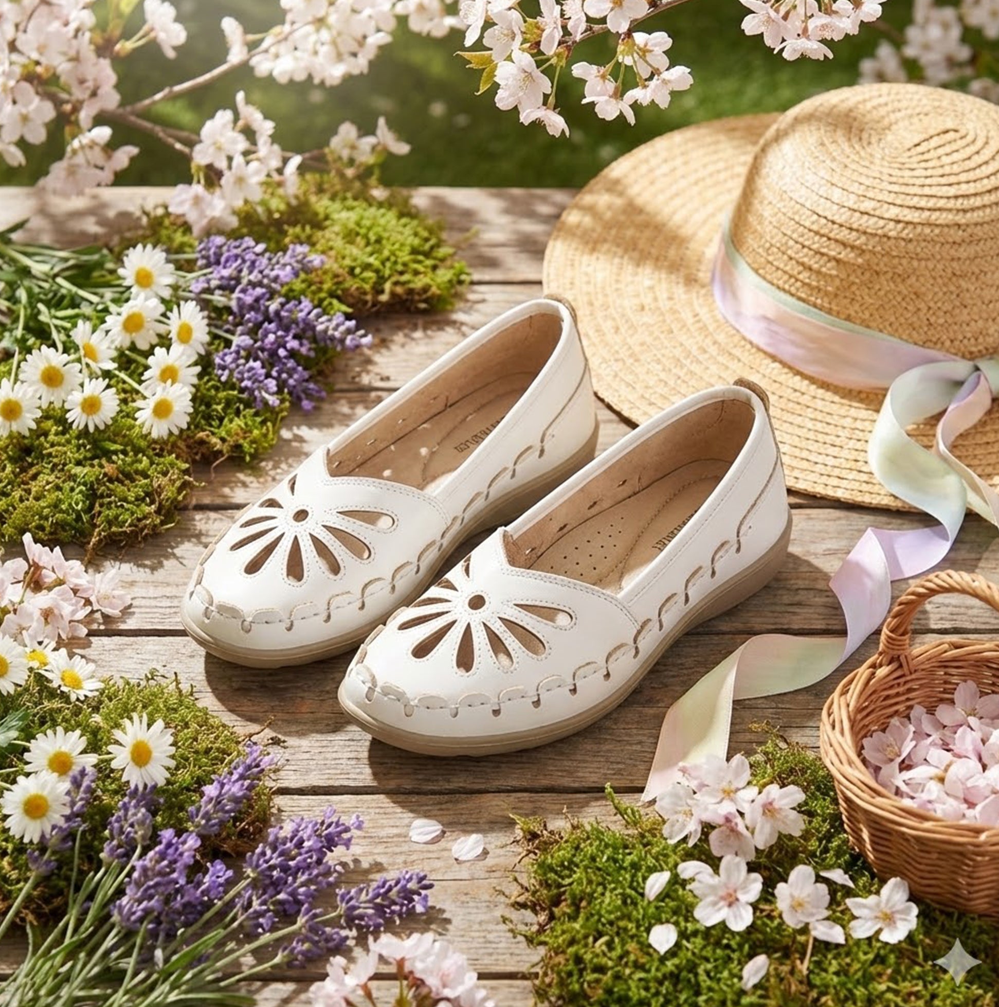 Boulevard L516G Ladies Shoes White