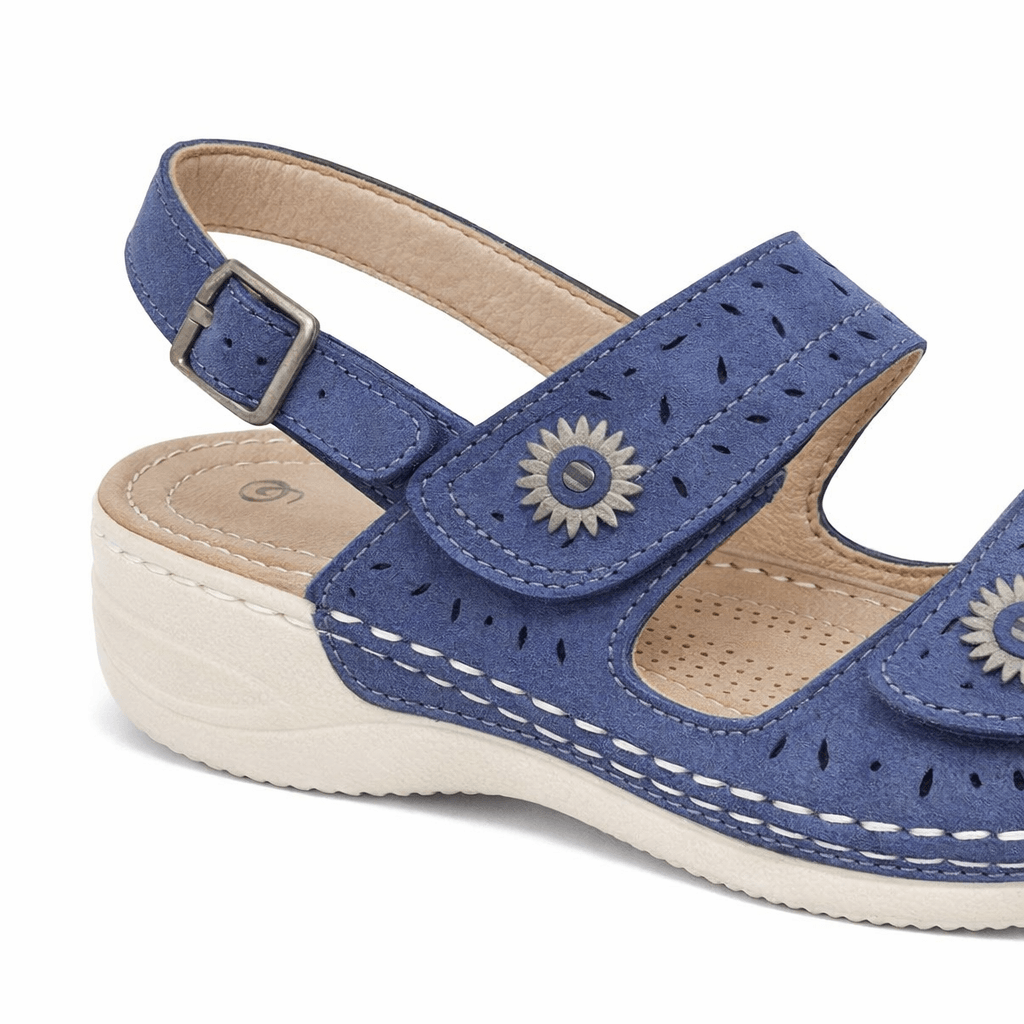 Boulevard Ladies Sandals Navy Blue