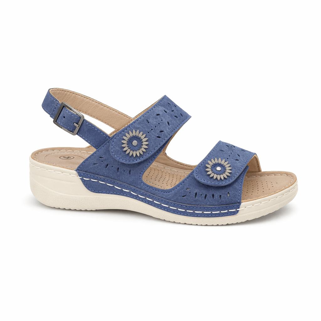 Boulevard Ladies Sandals Navy Blue