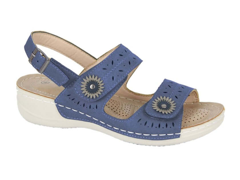 Boulevard Ladies Sandals Navy Blue