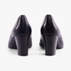Boulevard L531A Womens Heeled Court Shoes Black