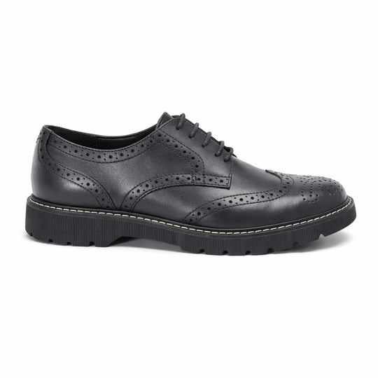 Boulevard L963A Ladies Shoes Black Matt