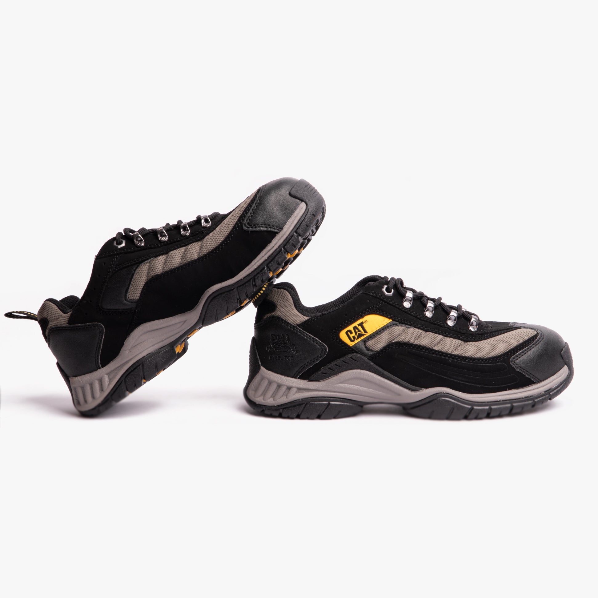 CAT MOOR Unisex Safety Trainers Black