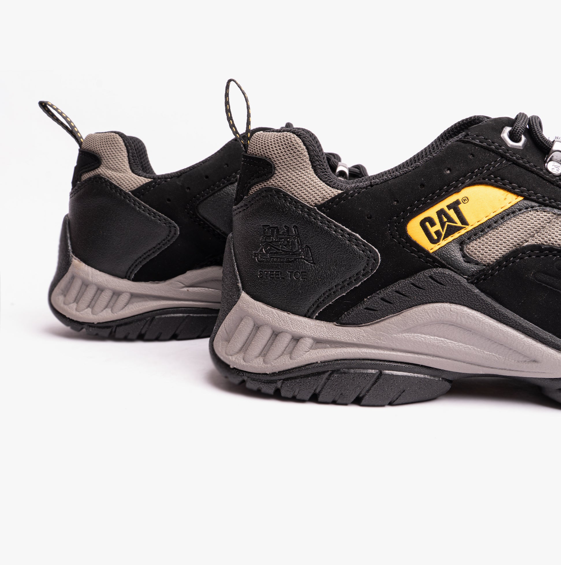 CAT MOOR Unisex Safety Trainers Black