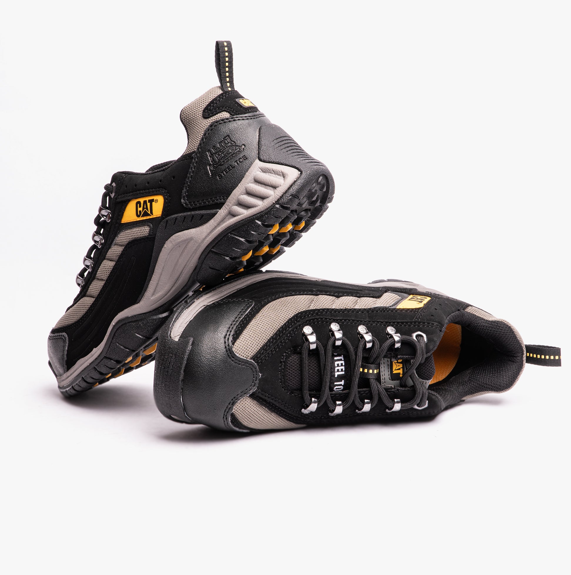CAT MOOR Unisex Safety Trainers Black