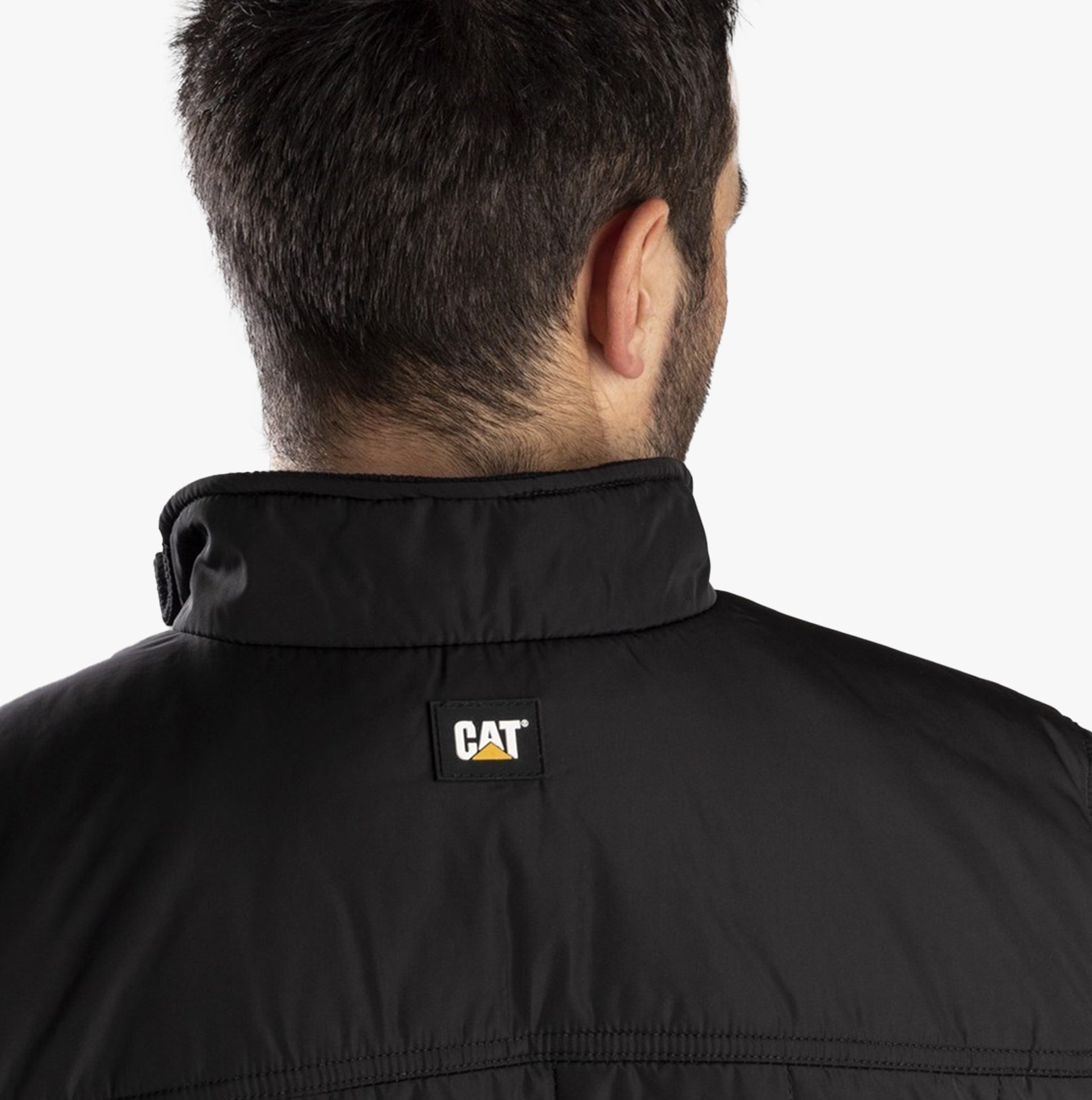 CAT TERRAIN Mens Polyester Full Zip Jacket Black
