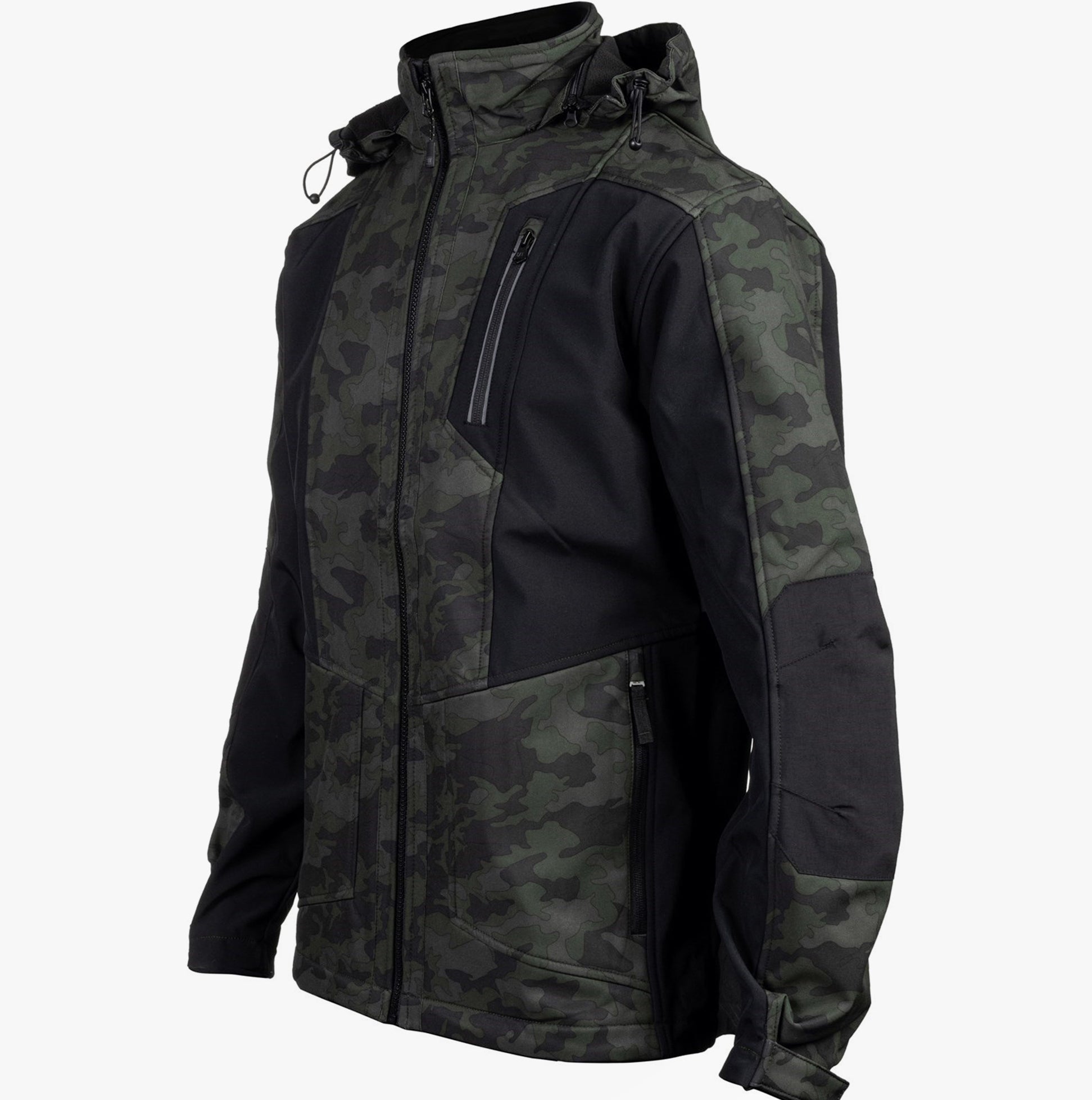 CAT MERCURY SOFT SHELL Mens Hooded Jacket Multicoloured