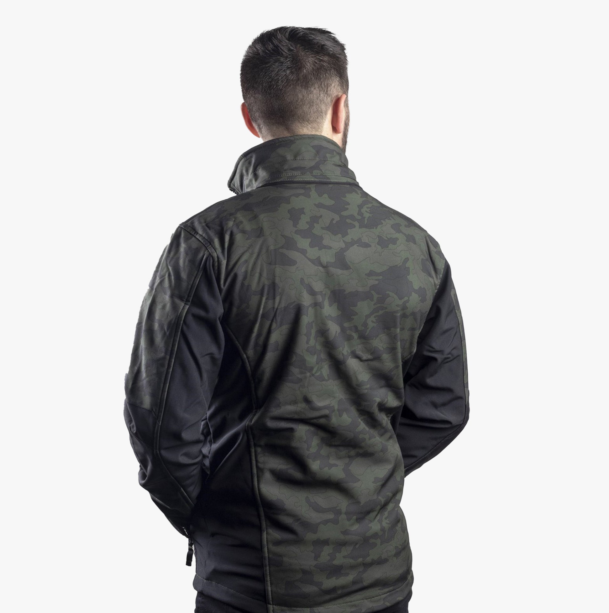 CAT MERCURY SOFT SHELL Mens Hooded Jacket Multicoloured