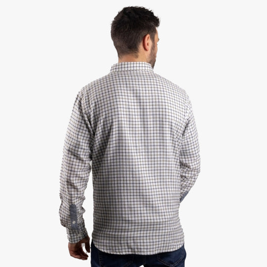 CAT TATTERSALL BUTTON DOWN Mens Cotton Shirt Green