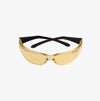 CAT MORTAR Protective Rimless Safety Glasses Sunglasses Yellow One Size