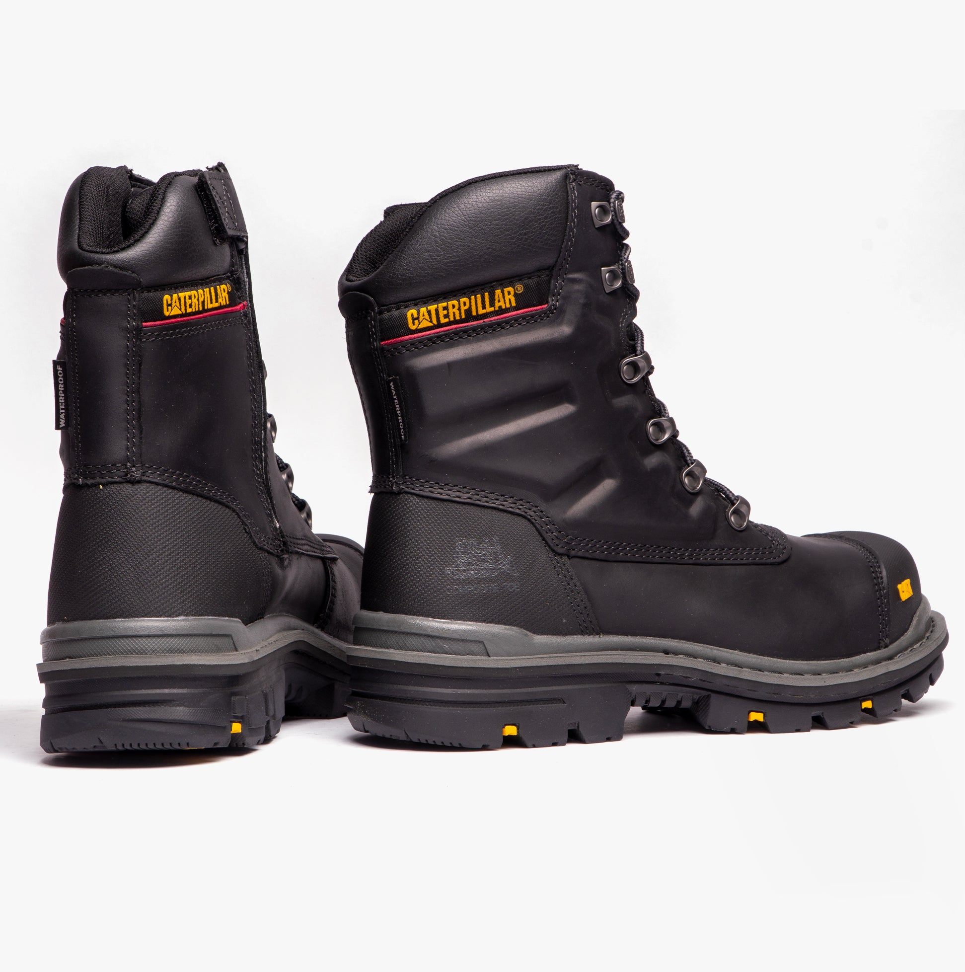 CAT PREMIER Mens Leather Safety Boots Black