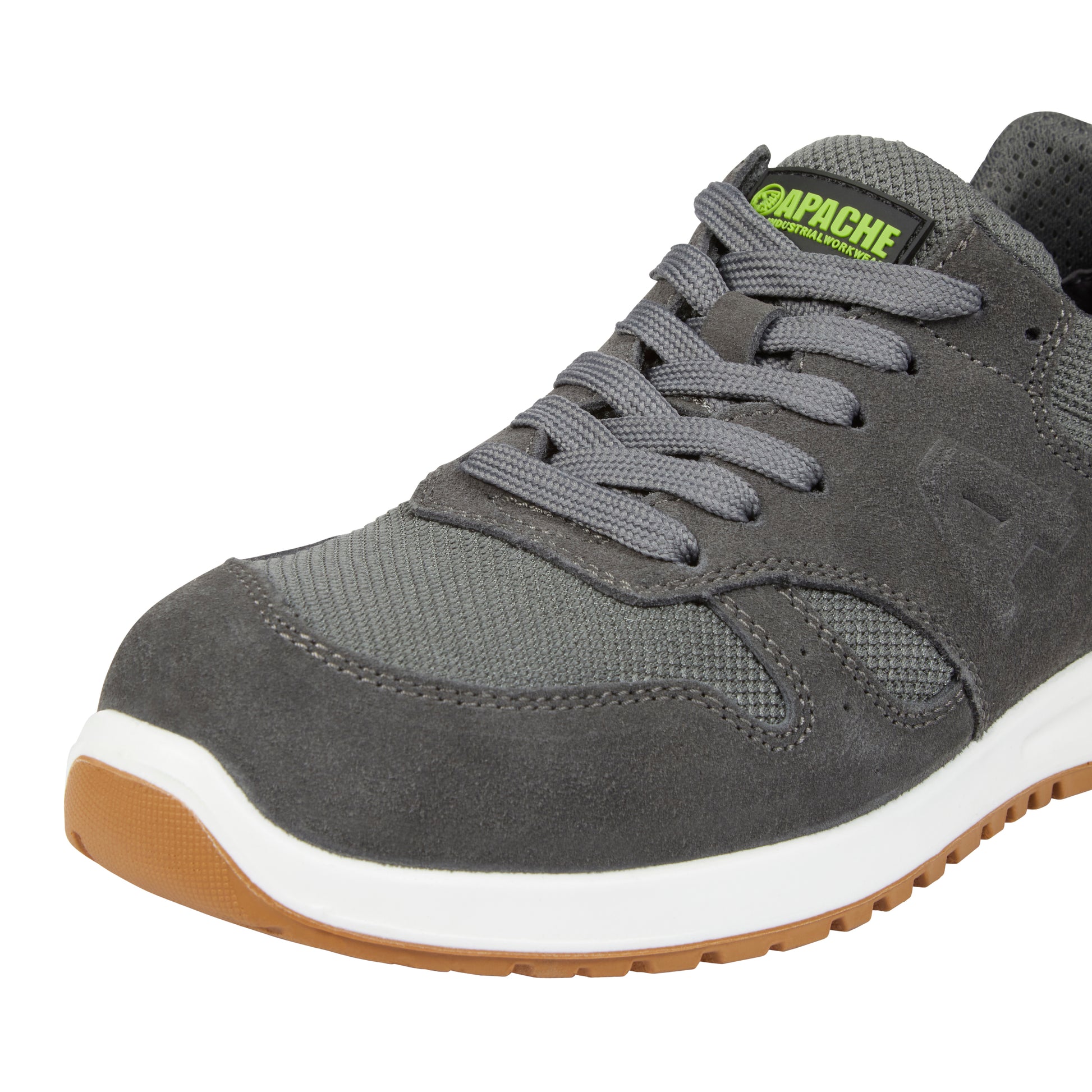 Apache WINNIPEG Mens Safety Trainers Charcoal Grey