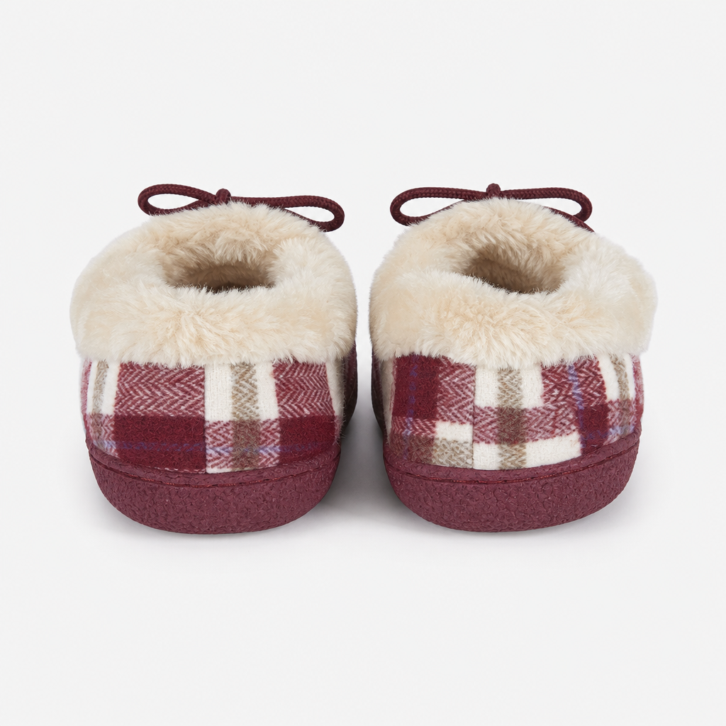 Jo & Joe PEMBROKE Womens Moccasin Slippers Cherry