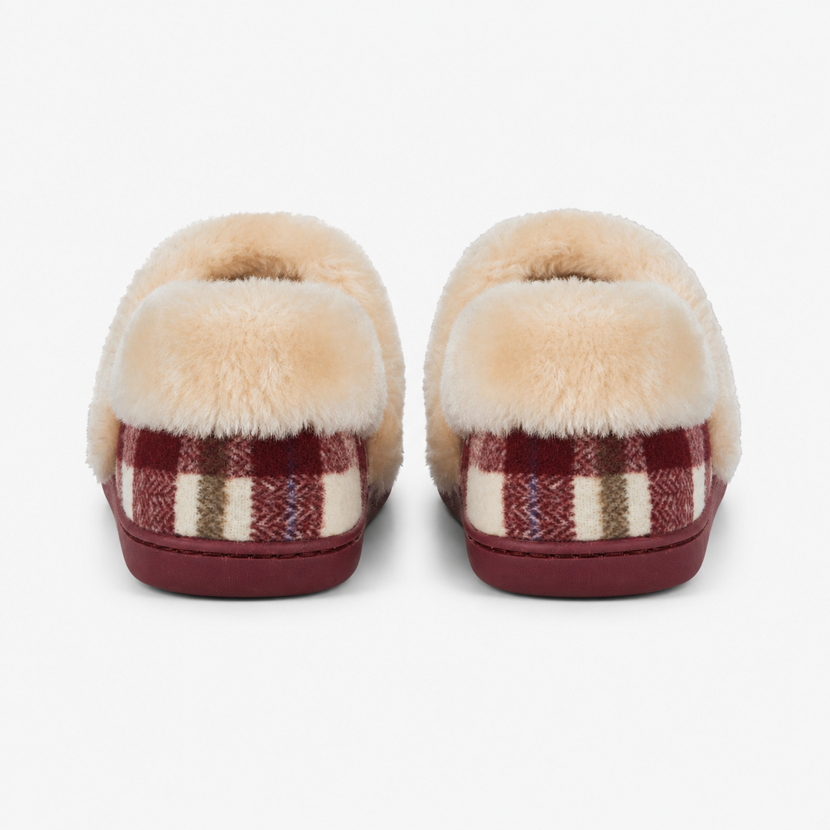 Jo & Joe HERITAGE Womens Moccasin Slippers Cherry
