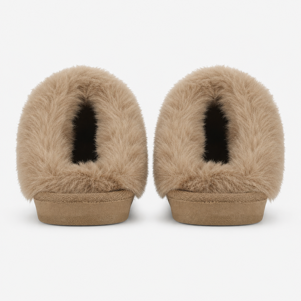 Jo & Joe MILA Womens Mule Slippers Chestnut Leopard
