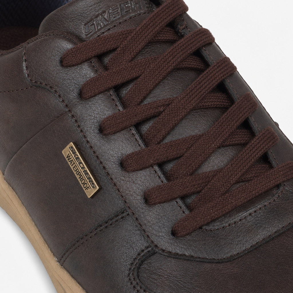 Skechers PALMIRO - MONTY Mens Casual Trainers Chocolate