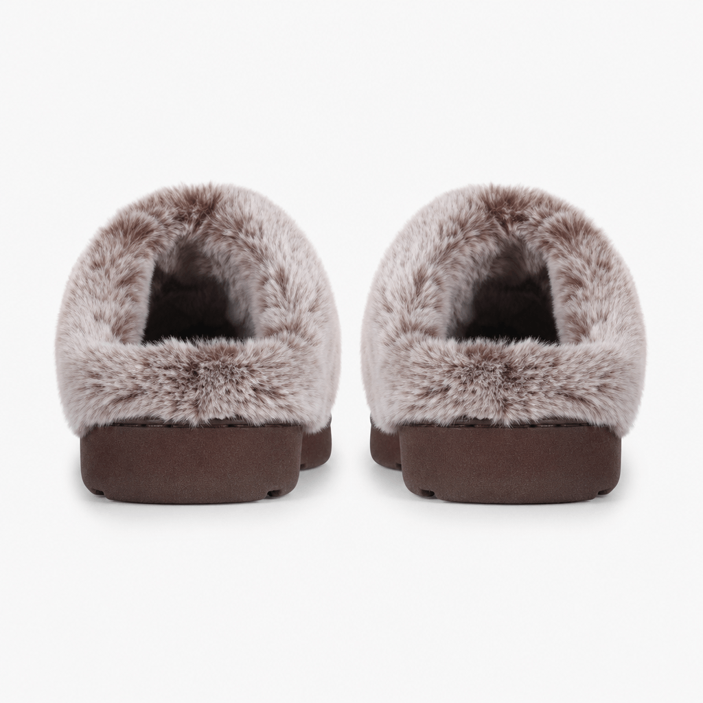 Jo & Joe SPLENDOUR Womens Mule Slippers Chocolate