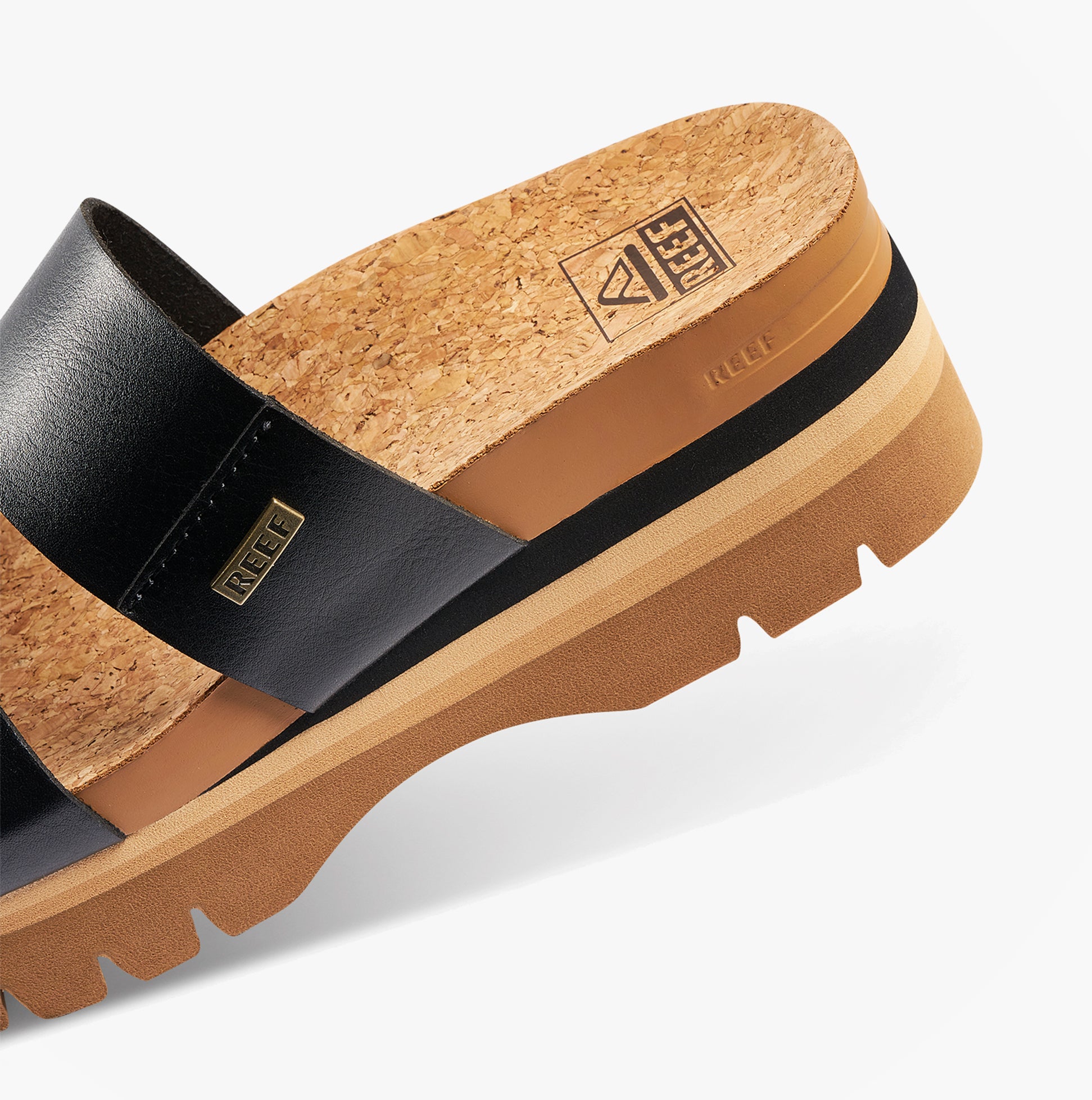 Reef CUSHION VISTA Womens Platform  Sandals Black