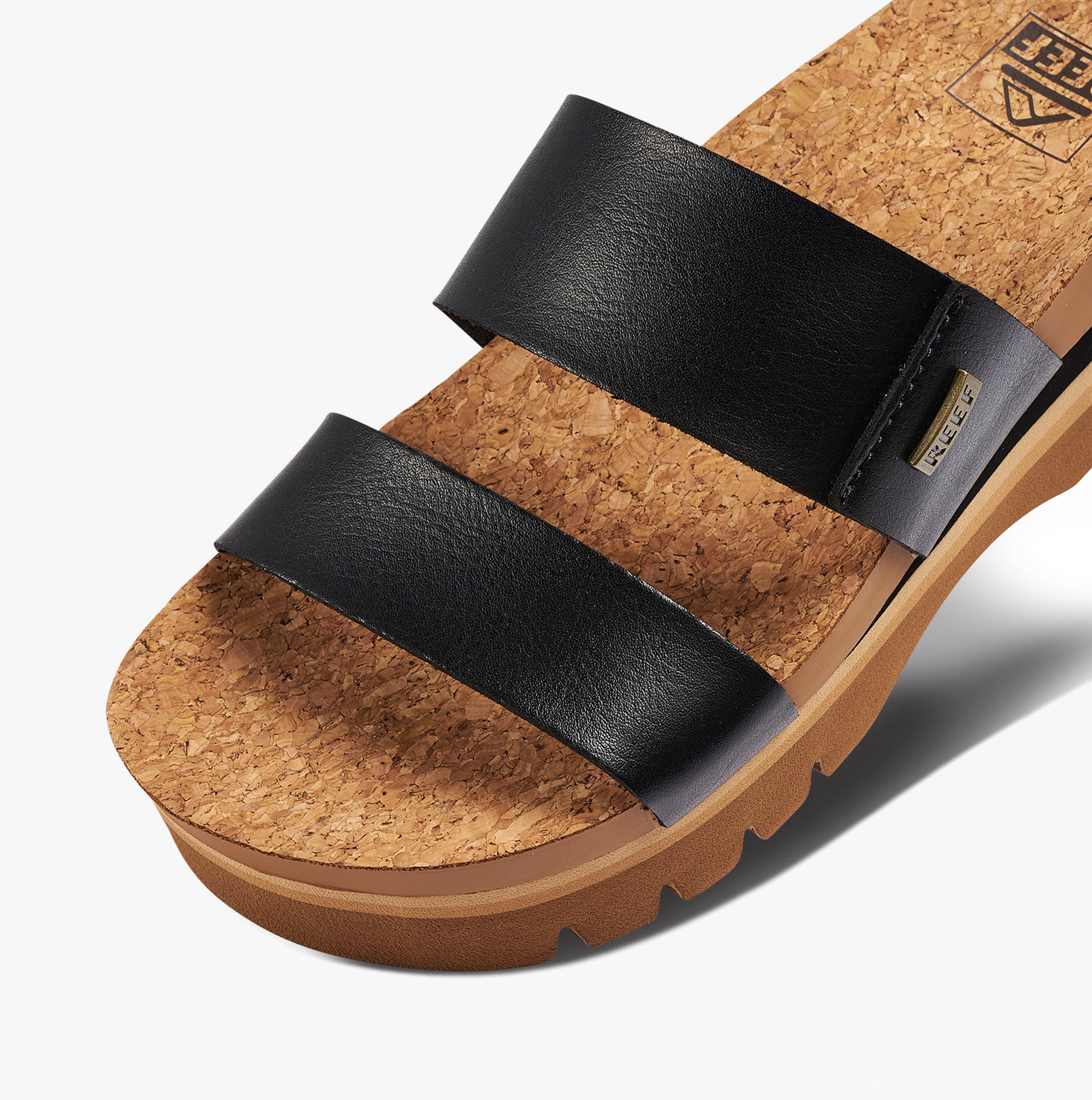 Reef CUSHION VISTA Womens Platform  Sandals Black