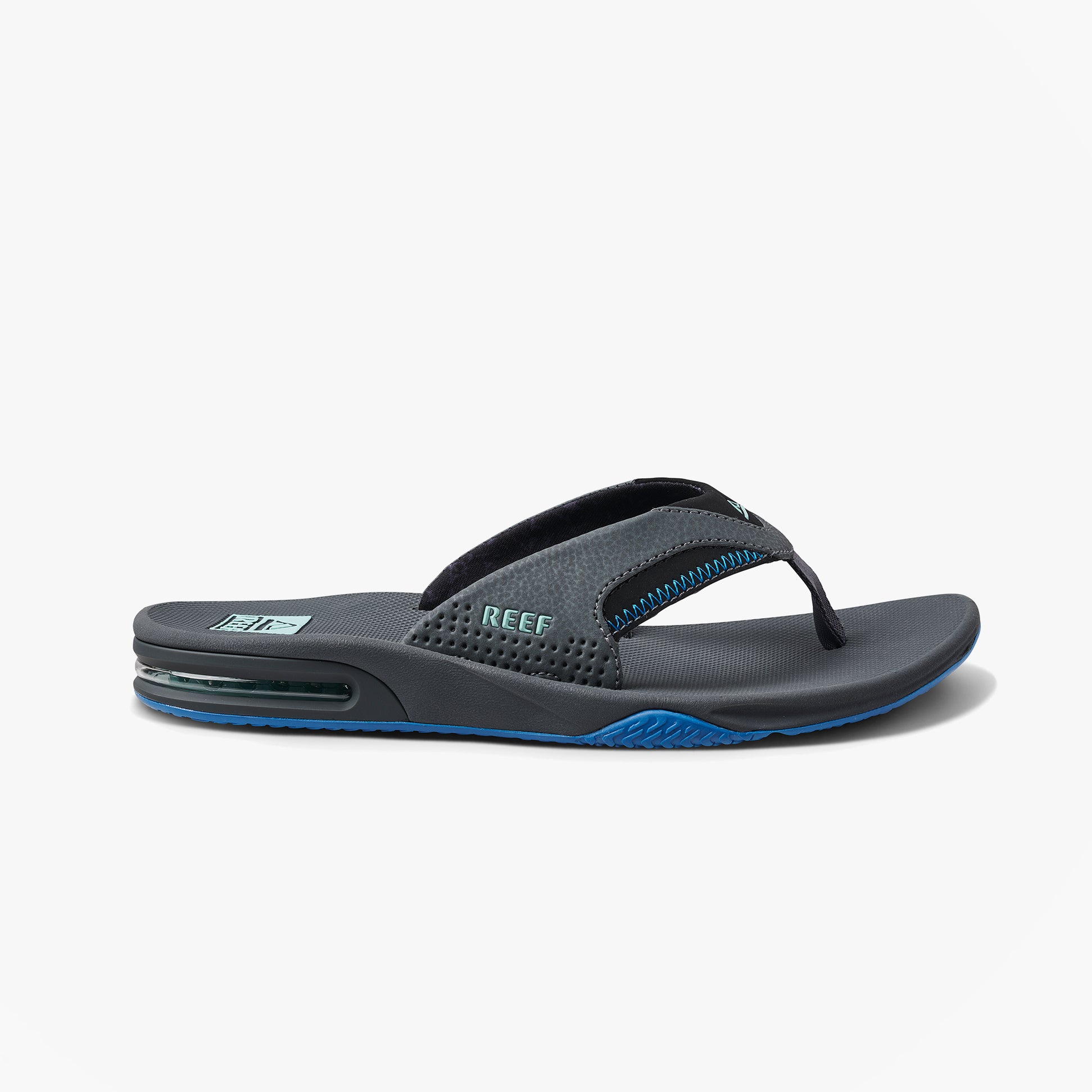 CJ2911 FANNING Mens Sandals Gunmetal/Ocean