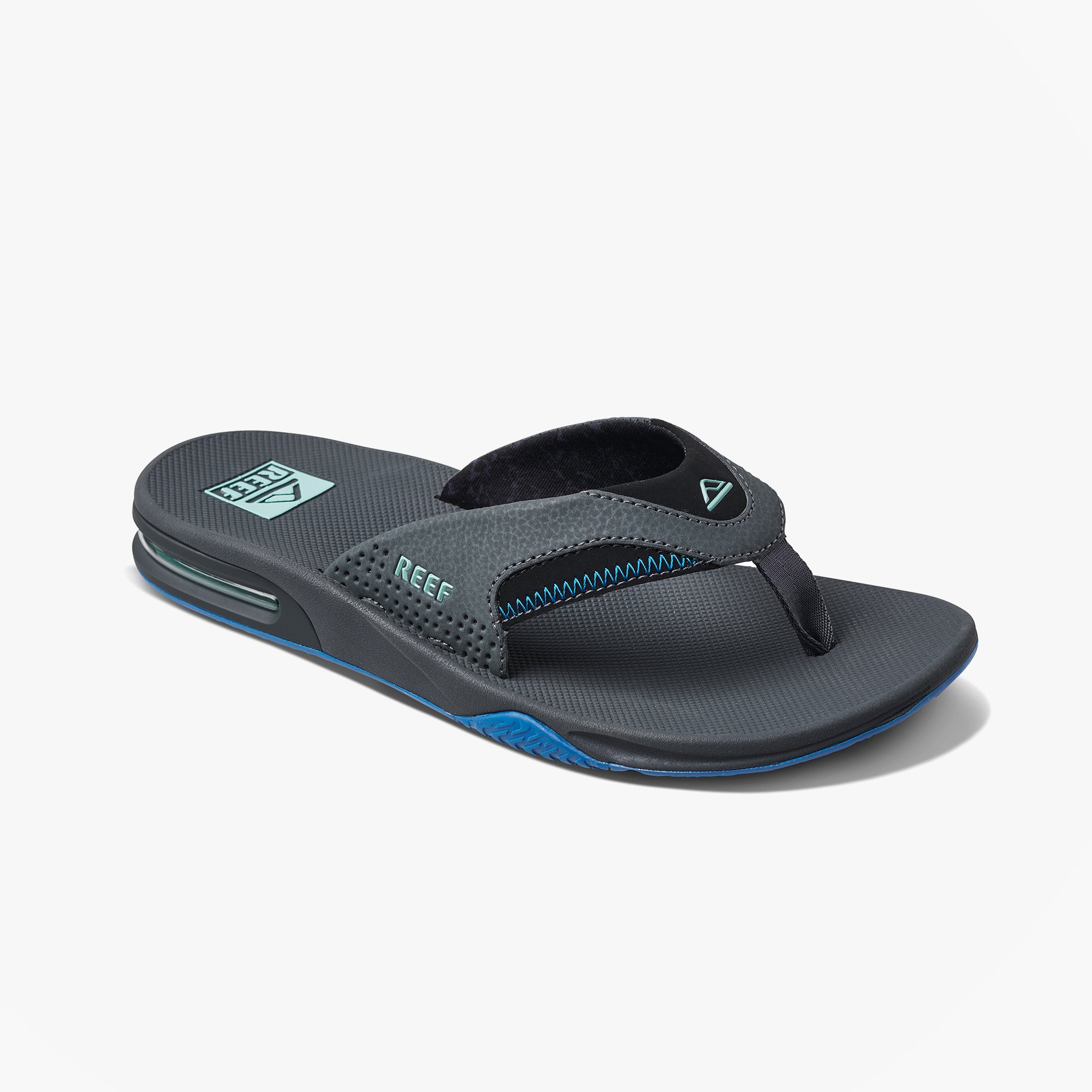 CJ2911 FANNING Mens Sandals Gunmetal/Ocean