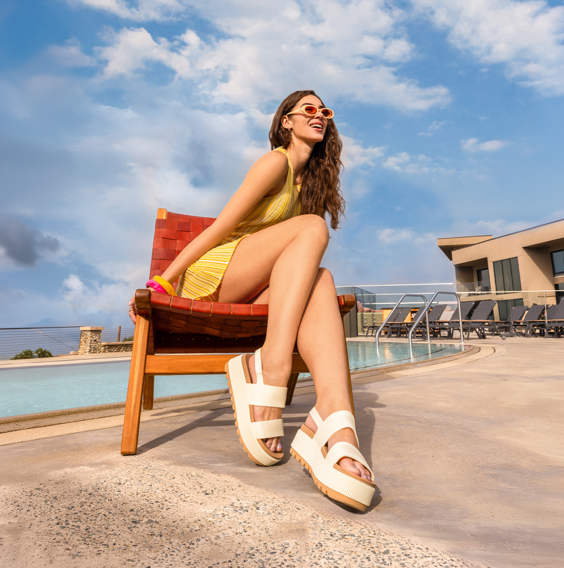 Reef WATER VISTA HIGHER Womens Sandals Cloud