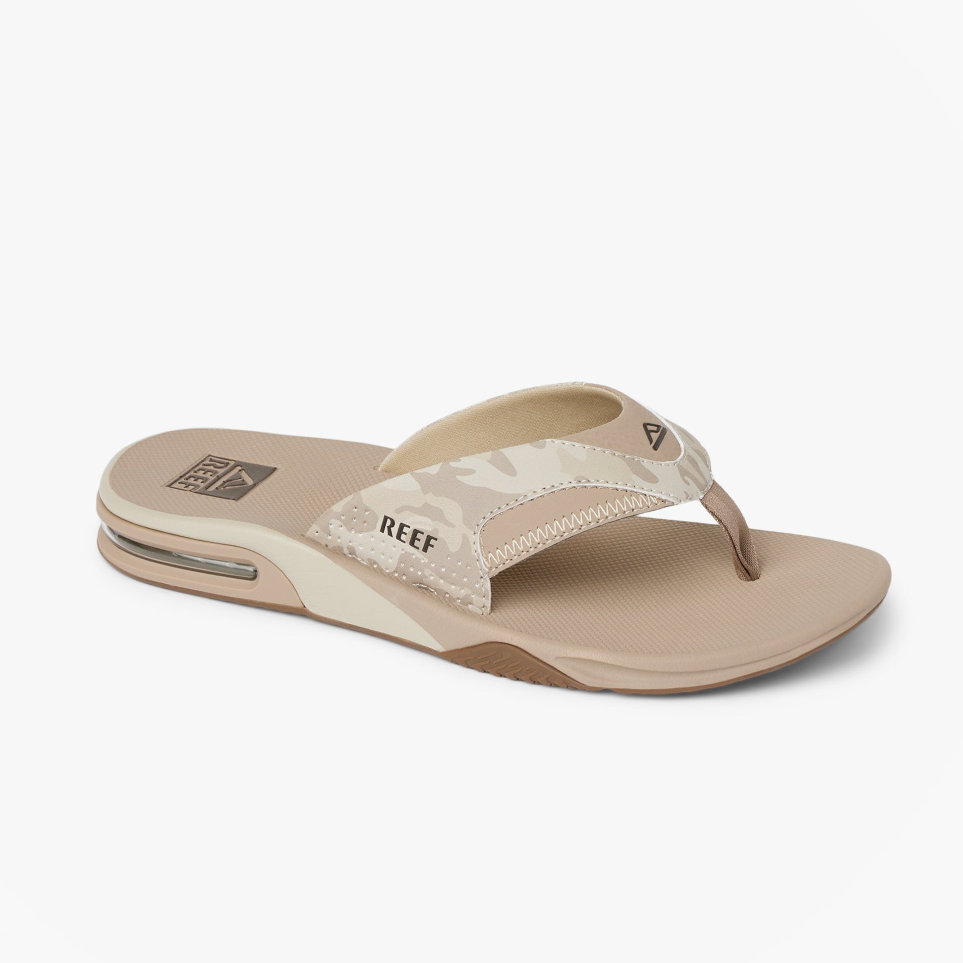 Reef FANNING Mens Toe-Post Sandals Sand Camo