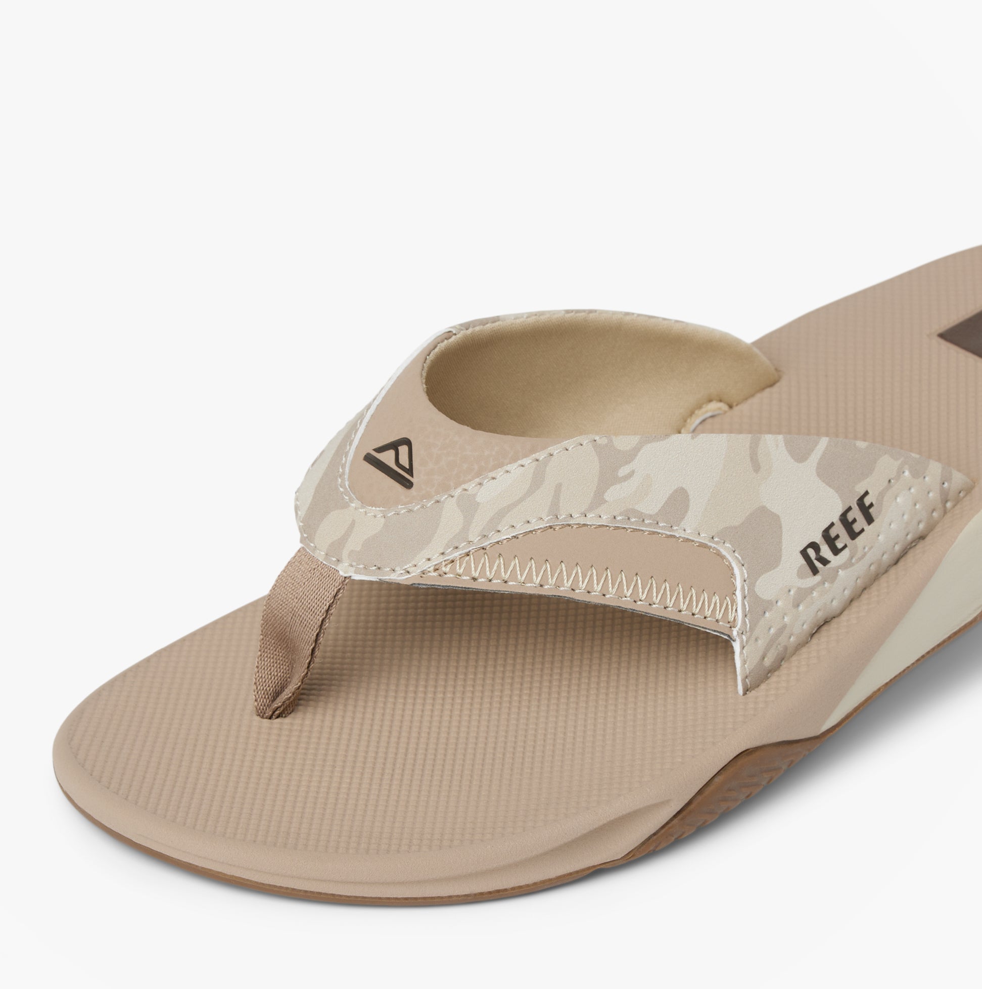 Reef FANNING Mens Toe-Post Sandals Sand Camo