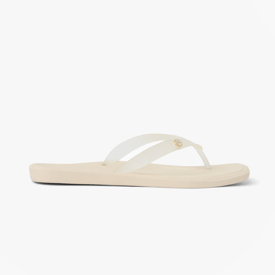 Reef SOLAYE Womens Toe-Post Sandals Clear