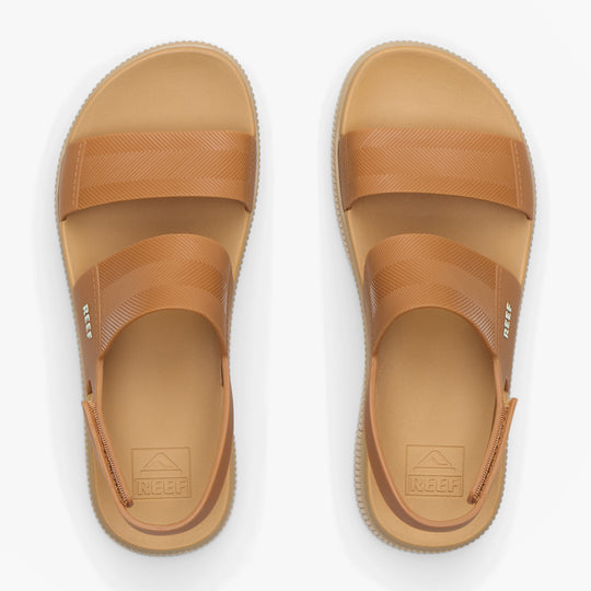 Reef WATER VISTA HIGHER Womens Cross Strap Sandals Almond/Ambrosia