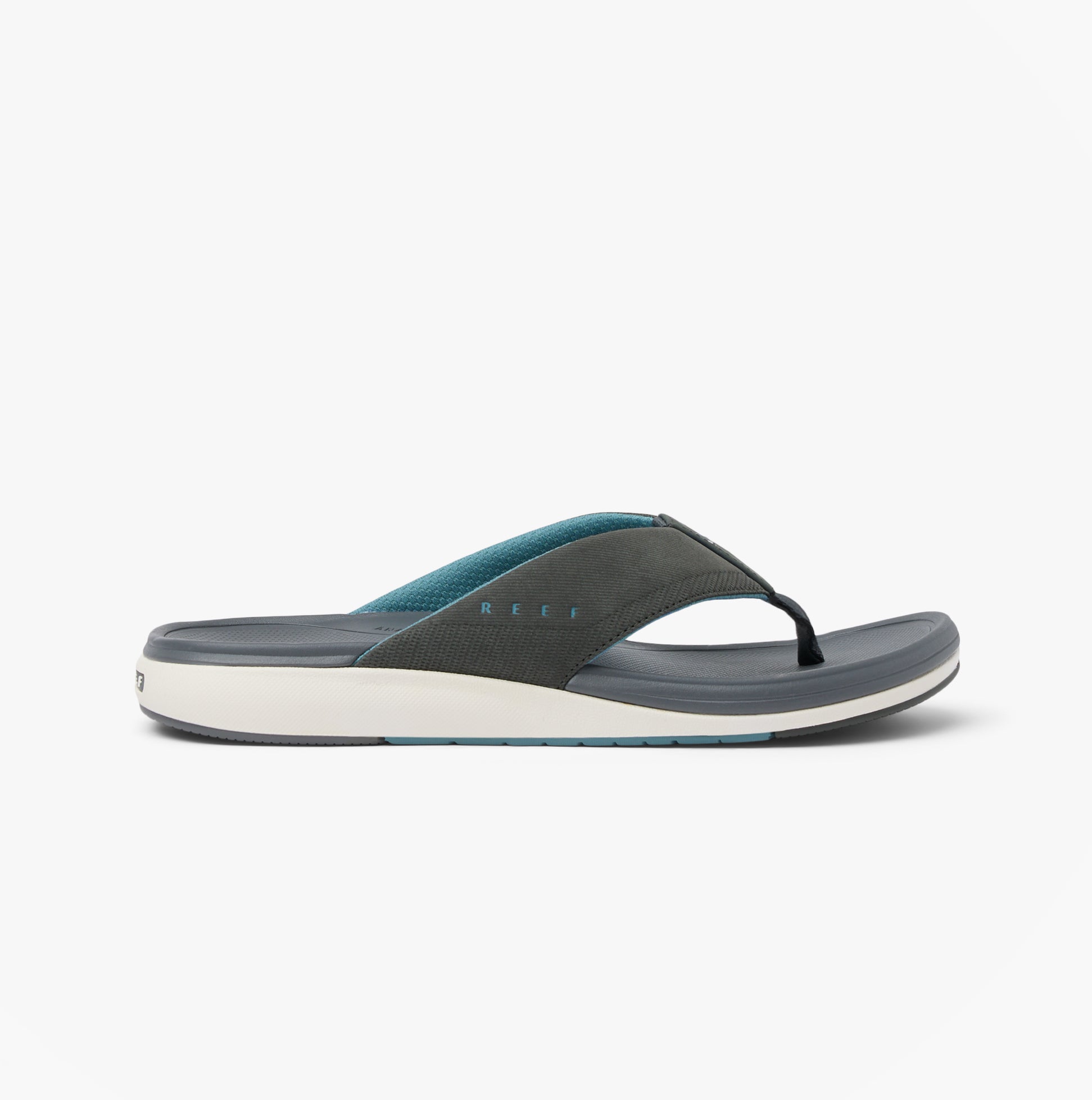 Reef CUSHION NORTE Mens Toe-Post Sandals Grey/Blue/Offwhite