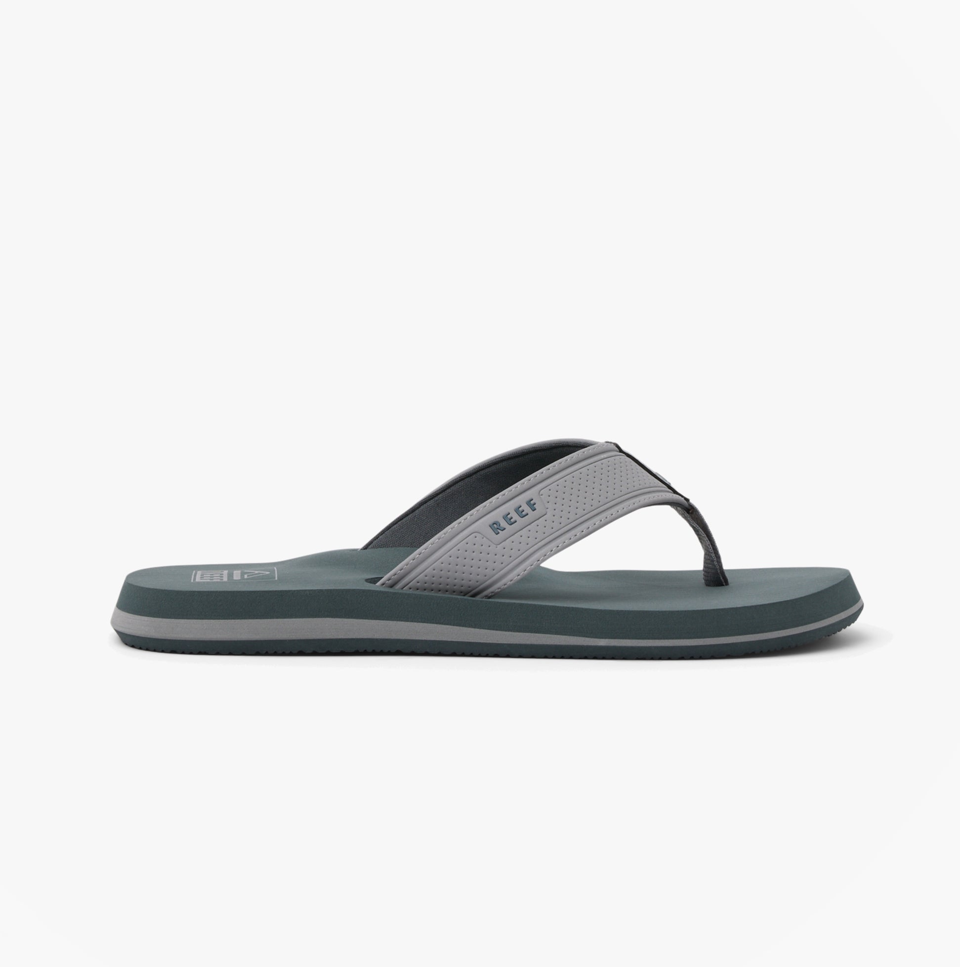 Reef THE LAYBACK Mens Toe-Post Sandals Grey