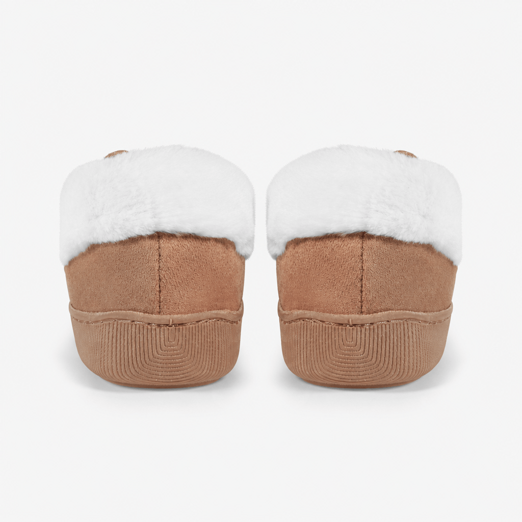 Jo & Joe KINLOCH Womens Moccasin Slippers Cognac